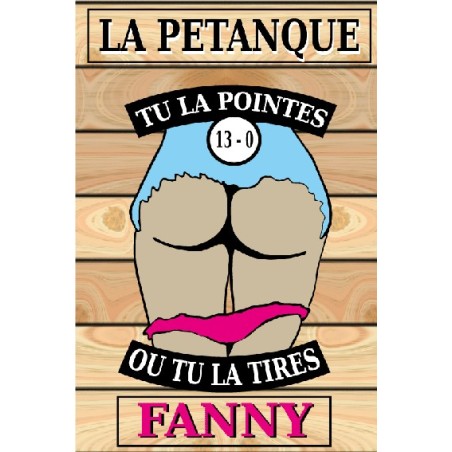 Panneau humoristique Fanny