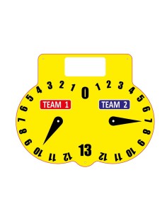 Compteur de score pétanque avec emplacement numéro de terrain