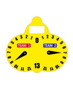 Compteur de score pétanque avec emplacement numéro de terrain