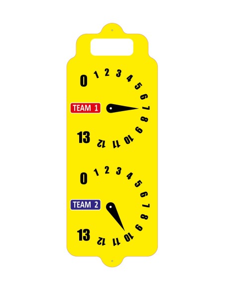 Compteur de score pétanque avec emplacement numéro de terrain