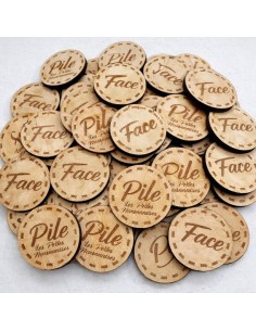 50 Jetons pile ou face