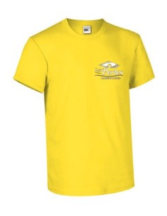 Tee shirt jaune personnalisé