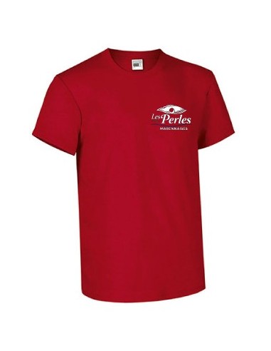 Tee shirt rouge personnalisé