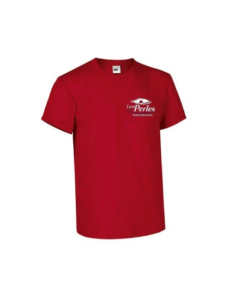 Tee shirt rouge personnalisé