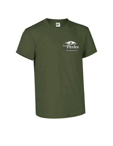 Tee shirt vert personnalisé