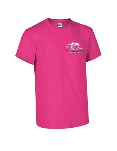 Tee shirt fushia personnalisé