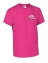 Tee shirt fushia personnalisé