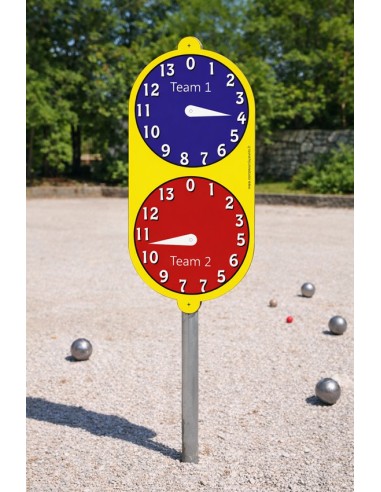 Compteur de scores pétanque de 0 à 13 points
