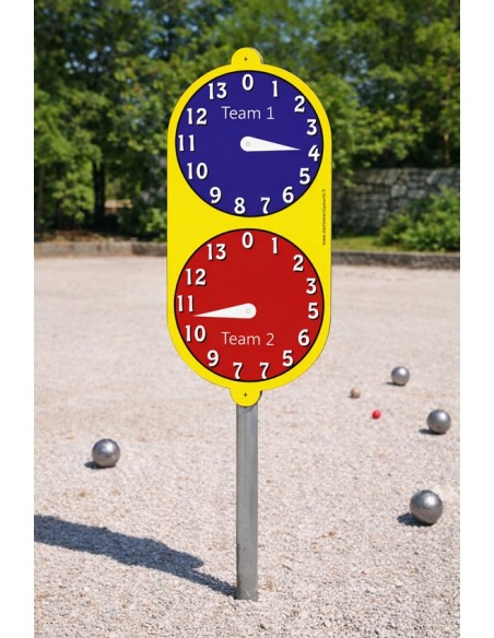 Compteur de scores pétanque de 0 à 13 points
