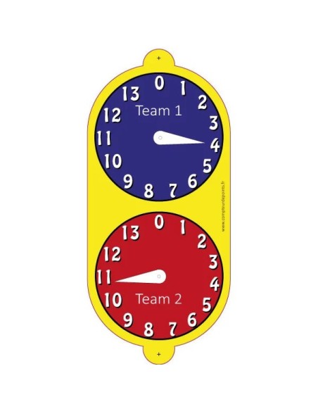 Compteur de scores pétanque de 0 à 13 points