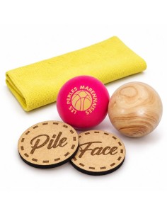 Kit Cadeau Pétanque | Cochonnets, Jeton & Chiffonnette