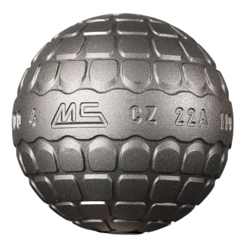 Boule MS CZ demi tendre inox